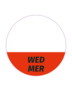 "Wed/Mer" Meto Siegeletiketten MetoFood