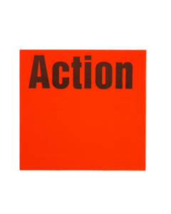 Meto Etiketten, 29x28 mm, fluor-rot, ablösbar "Action"