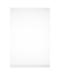 Transparenter Plakathalter mit Aufhängeösen für Plakatformat DIN A1 