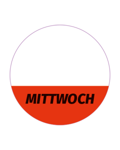 "Mittwoch" Meto étiquettes d'inviolabilité MetoFood