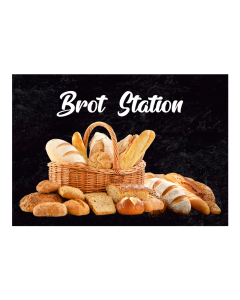 Panneau publicitaire (Topper) "Brot Station"