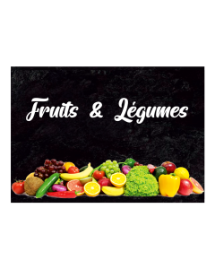 Panneau publicitaire (Topper) "Fruits & Légumes"