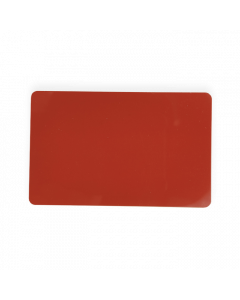 Cartes en PVC rouge brillant